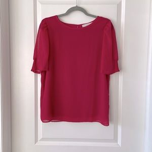 Loft short sleeve blouse